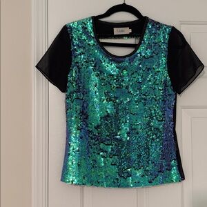 Lashes size 6 shirt see through back.